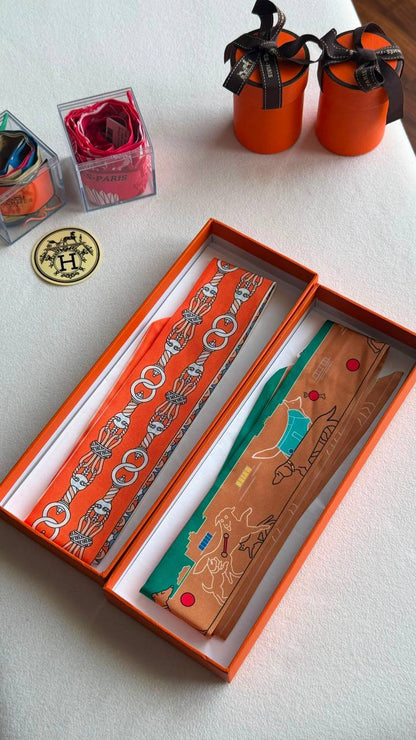 Hermes 
*Twilly Scarf* 
*With orginal packing*  🎁
250 dhs🇦🇪🇦🇪
*VIP QUALITY*

Zain280
♥️♥️♥️