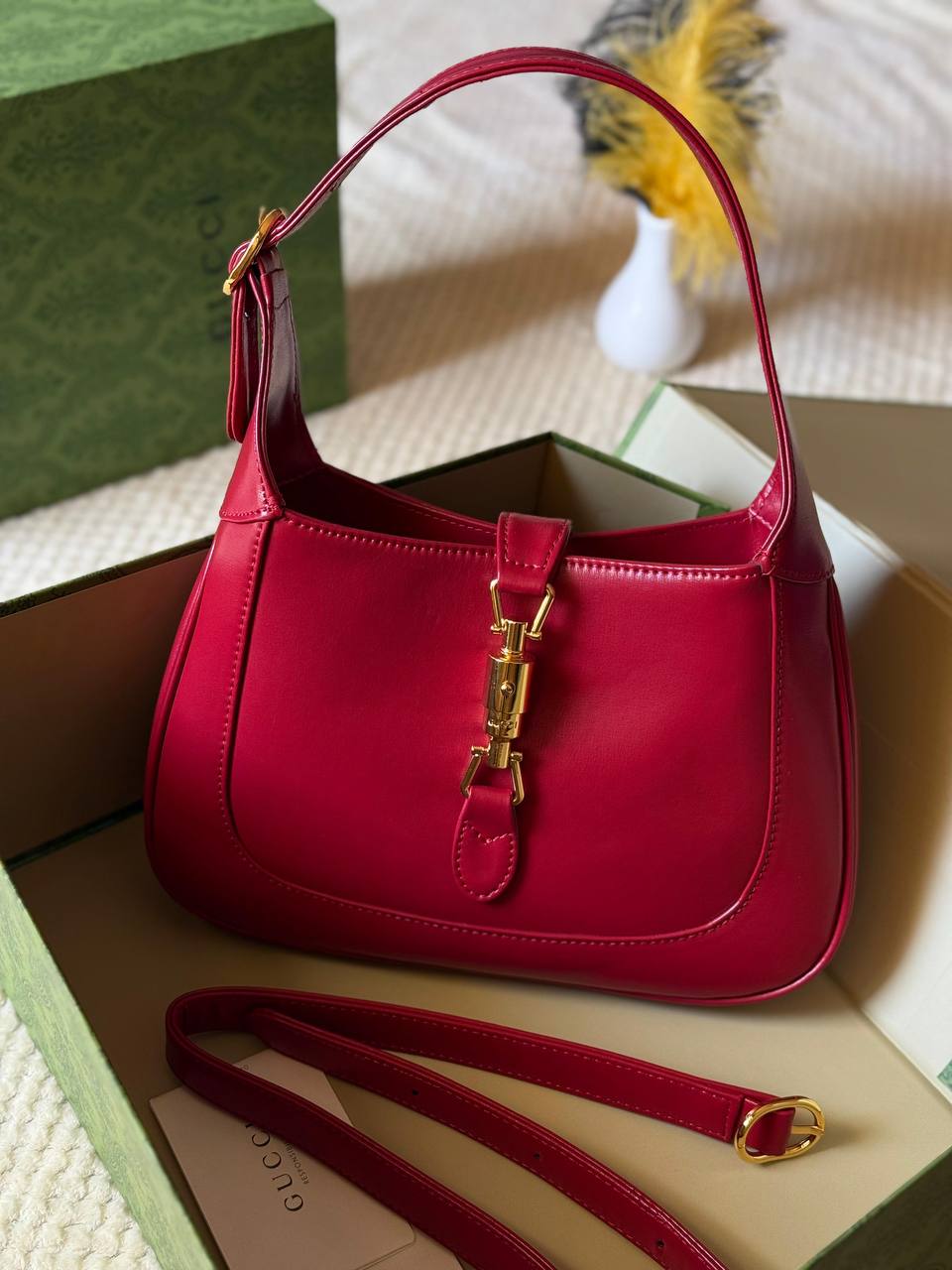 GUCCI
28cm
280 dhs❤️
Top quality 
With box🎁

Zain167
♥️♥️♥️