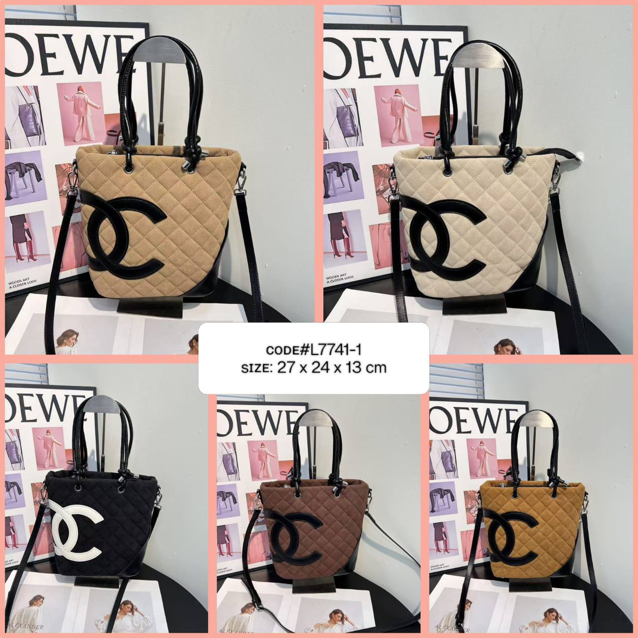 CHANEL ᴄᴀᴍʙᴏɴ
ᴘᴇᴛɪᴛᴇ sʜᴏᴘᴘɪɴɢ ʙᴀɢ
sᴜᴀᴅᴇ ᴍᴀᴛᴇʀɪᴀʟ
sɪʟᴠᴇʀ ʜᴀʀᴅᴡᴀʀᴇ
ᴡɪᴛʜ ʟᴏɴɢ ʙᴇʟᴛ sᴛʀᴀᴘ
sɪᴢᴇ: 27 cm

75 dhs🪙🌨️

Zain31
♥️♥️♥️