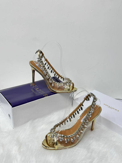 AQUAZZURA 
Restock✅
Size 36 to 41
125 dhs🪙🌨️

Zain21
♥️♥️♥️