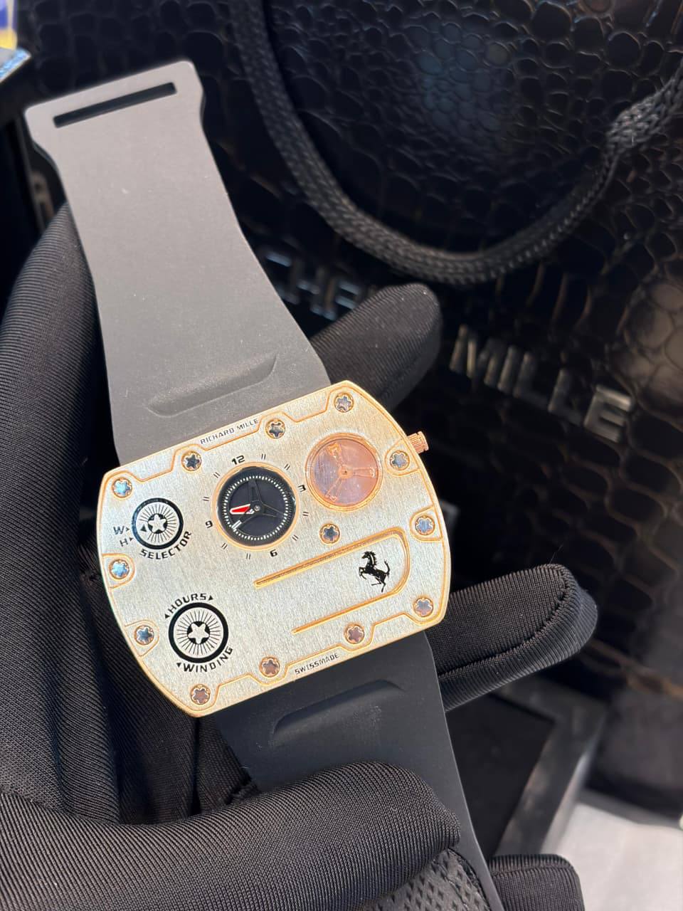 Richard Mille watch for men  
battery 
140 dhs🗽

Zain59
♥️♥️♥️