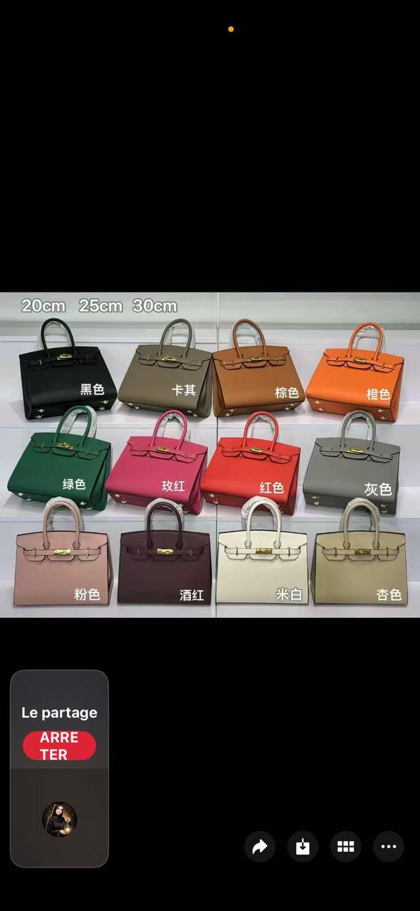 HERMES ʙɪʀᴋɪɴs
ʜᴀʀᴅ ʟᴇᴀᴛʜᴇʀ ᴍᴀᴛᴇʀɪᴀʟ
ɢᴏʟᴅ ʜᴀʀᴅᴡᴀʀᴇ
ᴡɪᴛʜ ʟᴏɴɢ ʙᴇʟᴛ sᴛʀᴀᴘ

sɪᴢᴇ 20 cm Pʀɪᴄᴇ :*110 ᴅʜs* 

sɪᴢᴇ 25 ᴄm Pʀɪᴄᴇ : *115 ᴅʜs* 

sɪᴢᴇ 30 ᴄm Pʀɪᴄᴇ : *120 ᴅʜs* 

Zain31
♥️♥️♥️