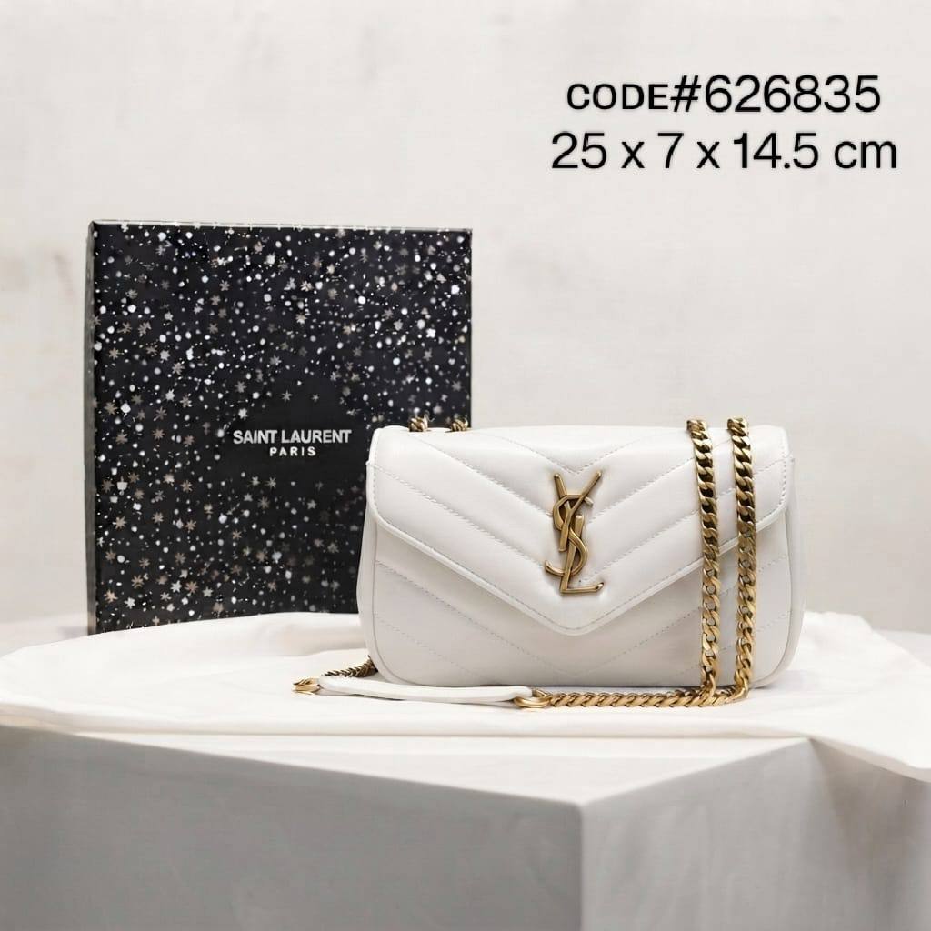 YSL
ʟᴏᴜʟᴏᴜ sʜᴏᴜʟᴅᴇʀ ʙᴀɢ
ɪɴ ʙʀᴏɴᴢᴇ ɢᴏʟᴅ ᴛᴏɴᴇᴅ
ʜᴀʀᴅᴡᴀʀᴇ ɪɴ sɪɢɴᴀᴛᴜʀᴇ ʟᴏɢᴏ
sᴏғᴛ ʟᴀᴍʙsᴋɪɴ ʟᴇᴀᴛʜᴇʀ ᴍᴀᴛᴇʀɪᴀʟ
sɪᴢᴇ: 25 cm
ᴡɪᴛʜ BOX

90 dhs✅

Zain31
♥️♥️♥️