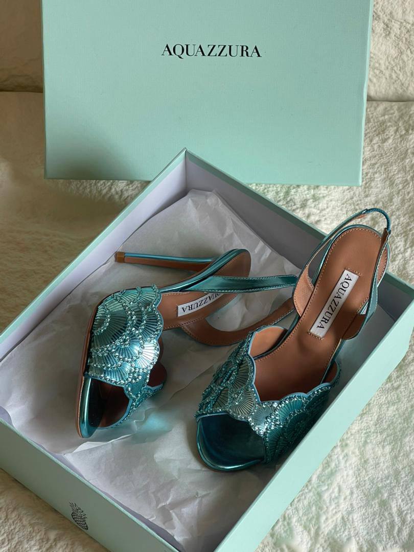AQUAZZURA
SuperMaster Quality 💯
450 
Size: 36-41💥

Zain198
♥️♥️♥️
