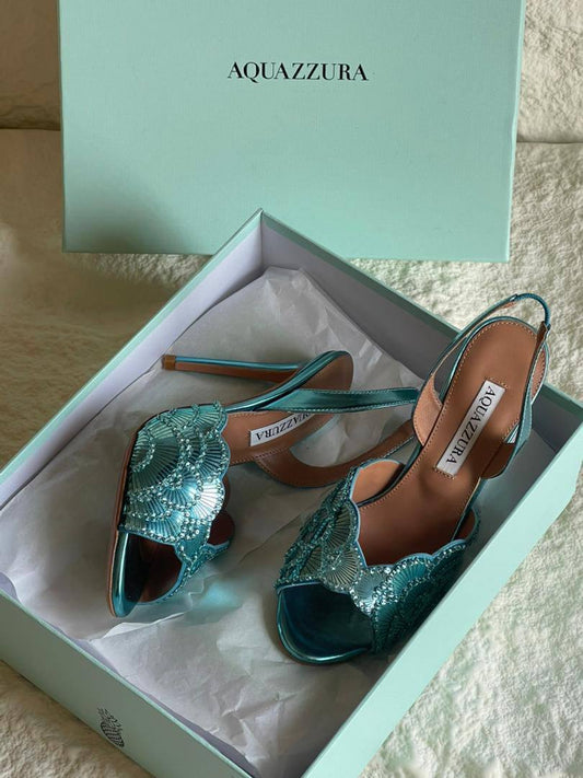 AQUAZZURA
SuperMaster Quality 💯
450 
Size: 36-41💥

Zain198
♥️♥️♥️