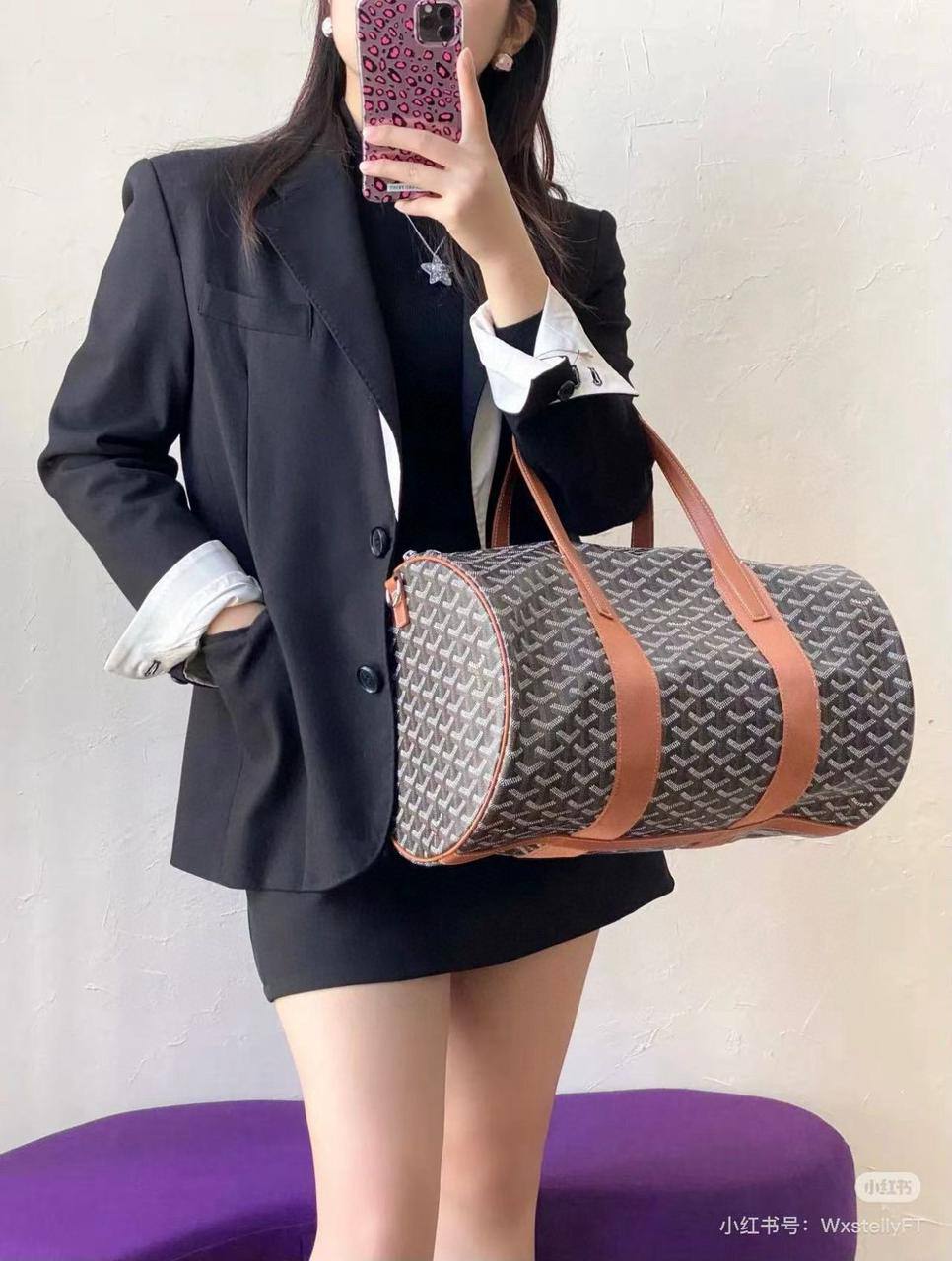 GOYARD TRAVELING BAG
 GOOD QUALITY 
120 dhs🪙🖤
40CM

Zain39
♥️♥️♥️