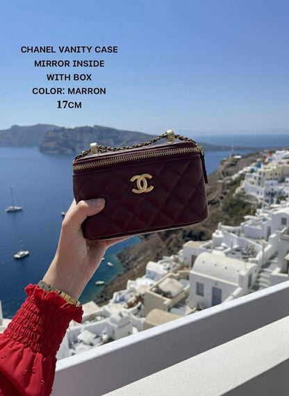 Chanel ᴠᴀɴɪᴛʏ ᴄᴀsᴇ
ᴍɪʀʀᴏʀ ɪɴsɪᴅᴇ
ᴡɪᴛʜʙᴏx
ʟᴀᴍʙsᴋɪɴ
sɪᴢᴇ:𝟏𝟕ᴄᴍ
100 dhs✅

Zain56
♥️♥️♥️