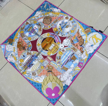 Silk square scarf 
40 dhs🪙💚

Zain93
♥️♥️♥️