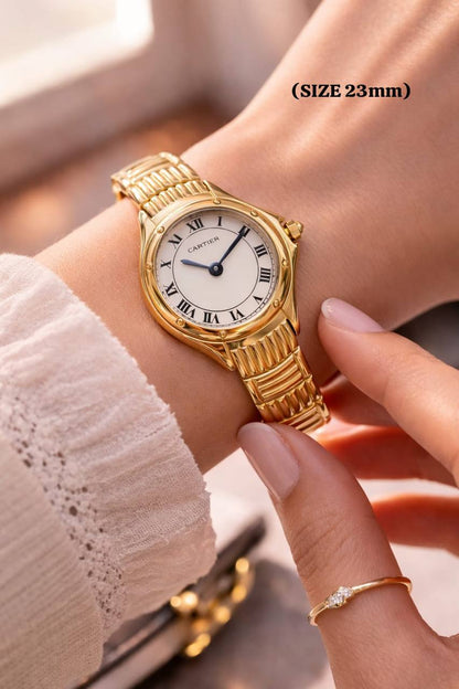 Cartier watch for ladies good quality 
310 dhs💓
 (size 23mm) without stone

Zain59
♥️♥️♥️