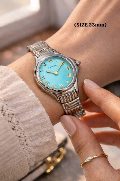 Cartier watch for ladies good quality 
310 dhs💓
 (size 23mm) without stone

Zain59
♥️♥️♥️
