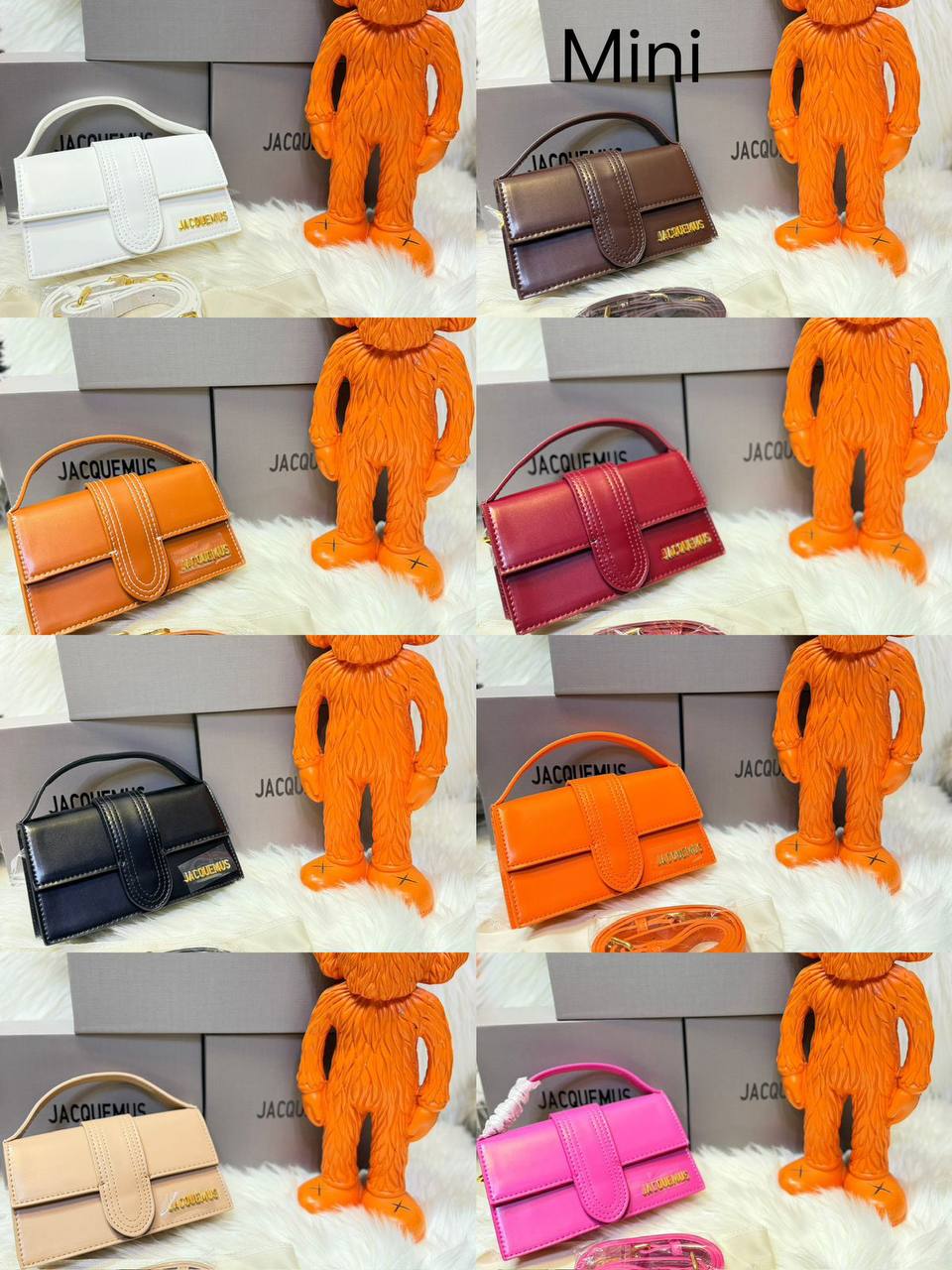 Jacquemus
good quality, comes with box, 
size. ..18 * 11 cm 
110 dhs✅

Zain12
♥️♥️♥️