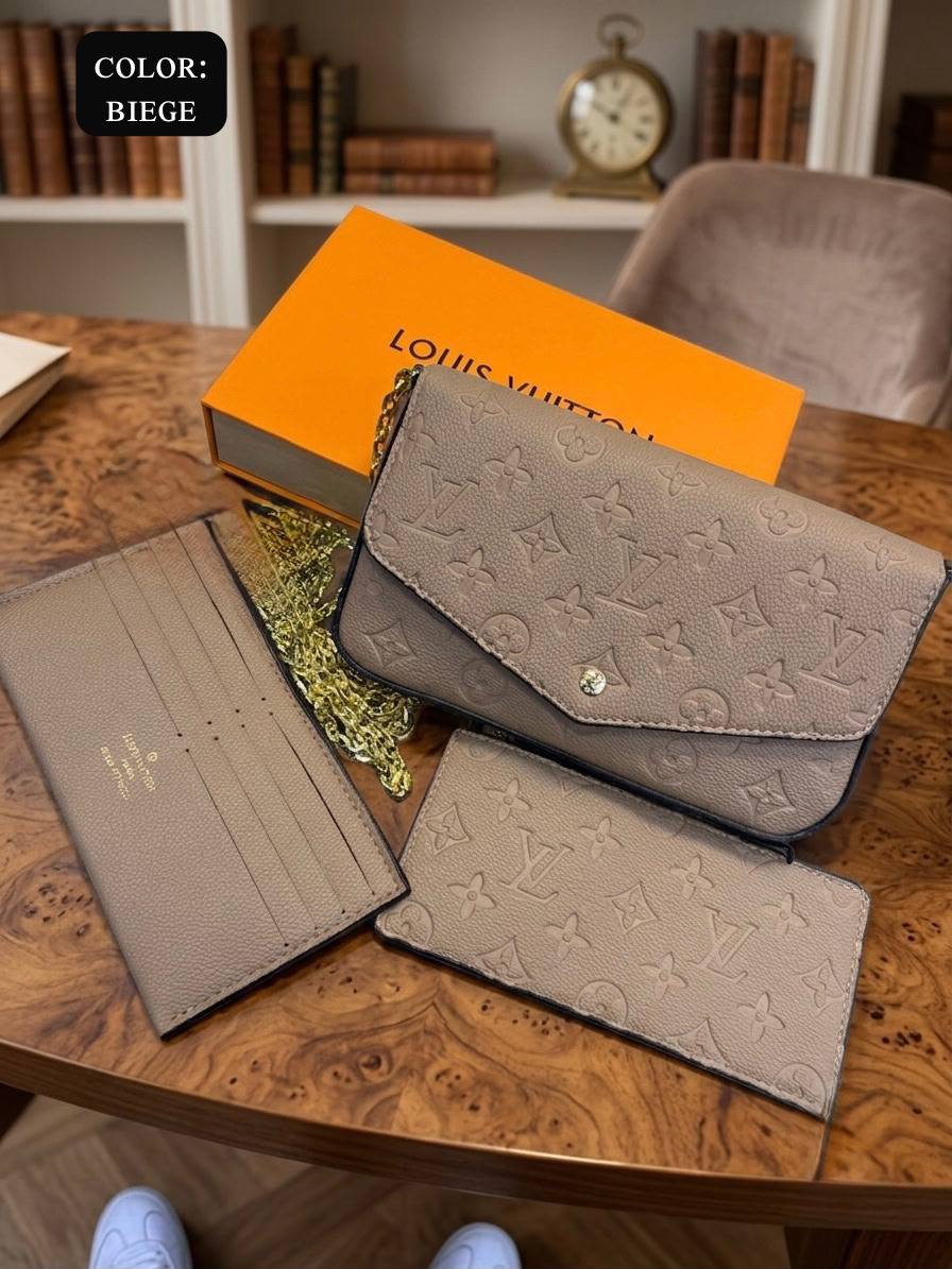 LV
ᴘᴏᴄʜᴇᴛᴛᴇ ғᴇʟɪᴄɪᴇ
ɢᴏʟᴅ ʜᴀʀᴅᴡᴀʀᴇ
ᴡɪᴛʜʙᴏx
ʟᴇᴀᴛʜᴇʀ/ɢᴀᴍᴏsᴀ
sɪᴢᴇ:2𝟎ᴄᴍ
85 dhs✅

Zain56
♥️♥️♥️