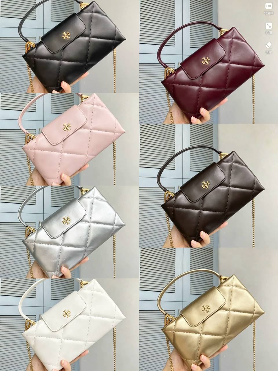 Tory Burch
110 dhs💓
Size：22CM
Material：shiny and mate 
Good-quality with box

Zain35
♥️♥️♥️