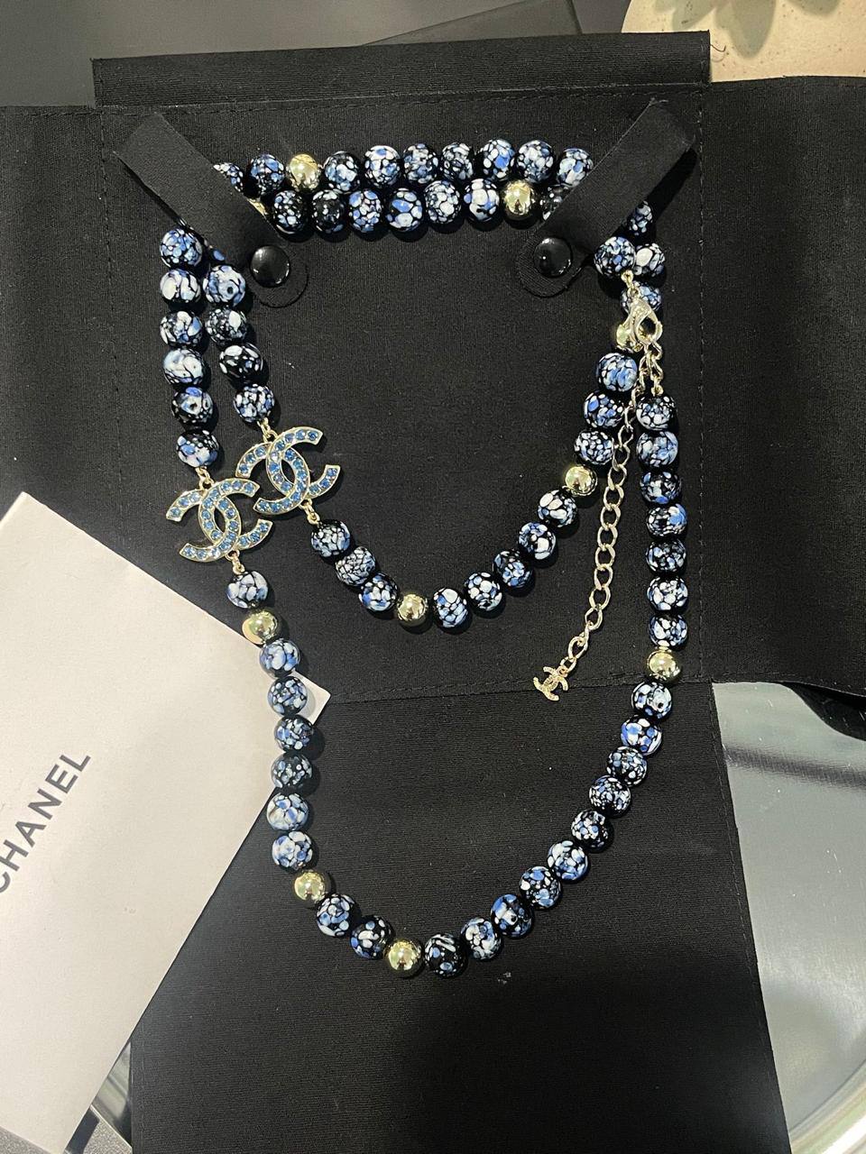 CHANEL MASTER
NECKLACE 
LONG
230 DHS✅
WITH SMALL BOX AND PAPER BAG🛍️🎁

Zain89
♥️♥️♥️
