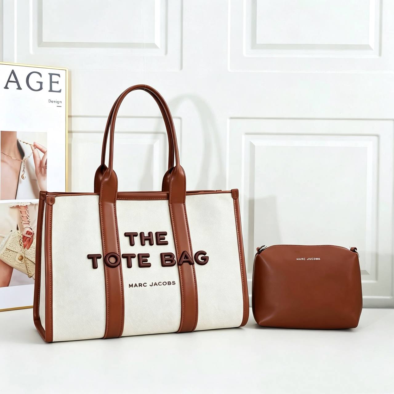 MARC JACOBS 
THE TOTE BAG 
BIG SIZE 
HIGH QUALITY
130 dhs🇦🇪🇦🇪

Zain295
♥️♥️♥️