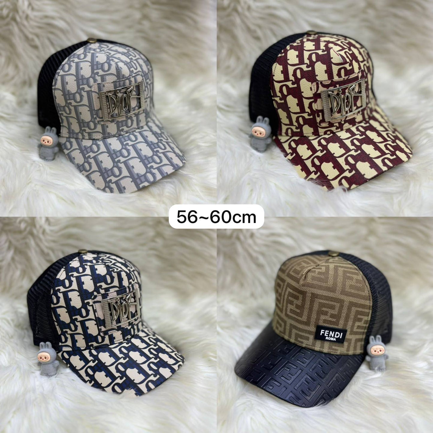 🧢 Brand Caps
1️⃣ First  Quality 
Size：56 ~ 60 cm
50 dhs🇦🇪🇦🇪

Zain115
♥️♥️♥️