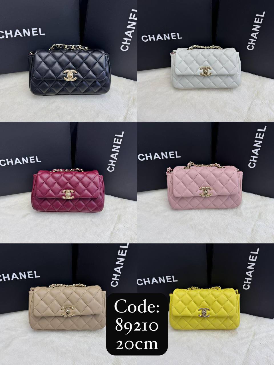 ᴄʜᴀɴᴇʟ ss20 ғʟᴀᴘ
ɢᴏʟᴅ ʜᴀʀᴅᴡᴀʀᴇ 

ᴡɪᴛʜʙᴏx
🎁🎁🎁

ϙᴜᴀʟɪᴛʏ:ʟᴀᴍʙsᴋɪɴ
90 dhs🪙🌨️

Zain56
♥️♥️♥️