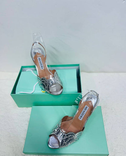 Aquazzura 
💯high quality
Size 36-37-38-39-40-41

130 dhs✅

Zain86
♥️♥️♥️