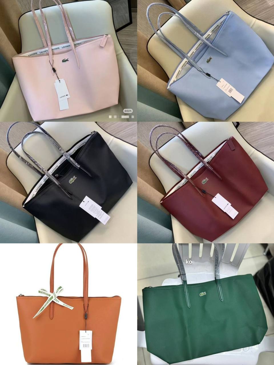 ❤️‍🔥LACOSTE 🐊 Tote
1⃣️First quality 
Size: 47 * 30 cm
55 dhs✅

Zain115
♥️♥️♥️