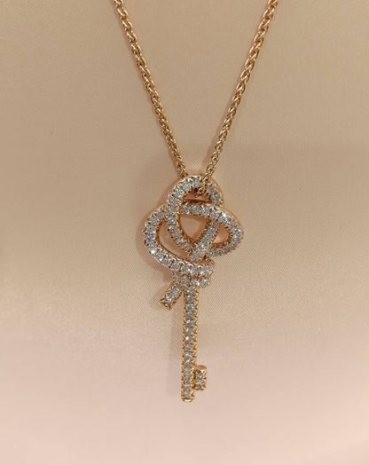 Tiffany Necklace!🪅
Rose gold 
Master quality 🎊

*55* AED normal box 📦

Zain48
♥️♥️♥️