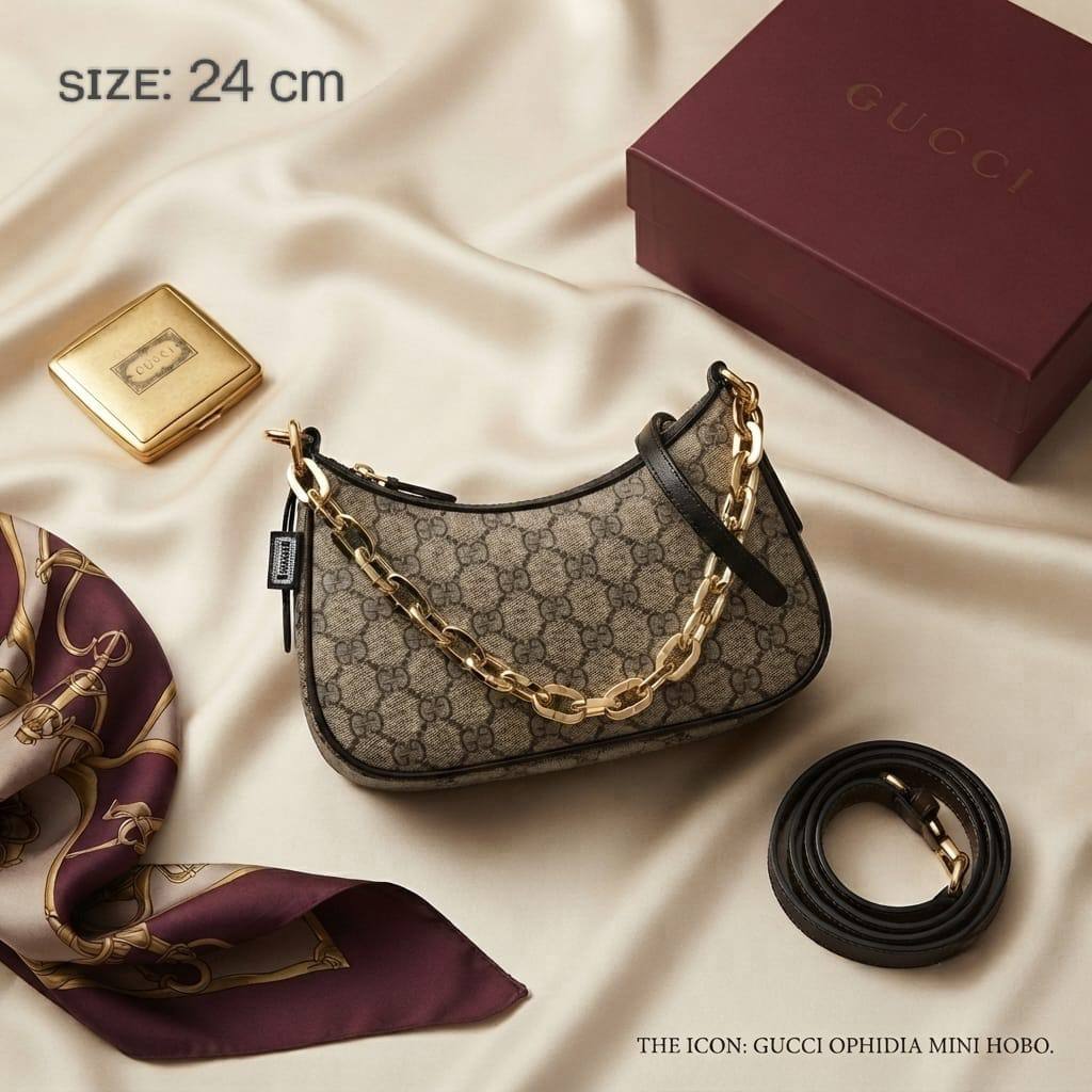 GUCCI Emblem GG
Shoulder Bag 
With Small Chain Strap
And Long belt strap
Gold Hardware
Size : 24 cm
With BOX

105 dhs🇦🇪🇦🇪

Zain239
♥️♥️♥️