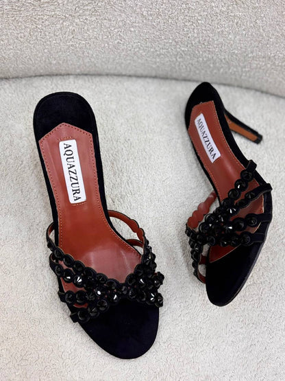 Aquazzura
120 dhs✅
Size 36-42

Zain55
♥️♥️♥️