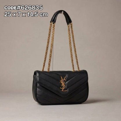 YSL
ʟᴏᴜʟᴏᴜ sʜᴏᴜʟᴅᴇʀ ʙᴀɢ
ɪɴ ʙʀᴏɴᴢᴇ ɢᴏʟᴅ ᴛᴏɴᴇᴅ
ʜᴀʀᴅᴡᴀʀᴇ ɪɴ sɪɢɴᴀᴛᴜʀᴇ ʟᴏɢᴏ
sᴏғᴛ ʟᴀᴍʙsᴋɪɴ ʟᴇᴀᴛʜᴇʀ ᴍᴀᴛᴇʀɪᴀʟ
sɪᴢᴇ: 25 cm
ᴡɪᴛʜ BOX

90 dhs🇦🇪🇦🇪

Zain31
♥️♥️♥️