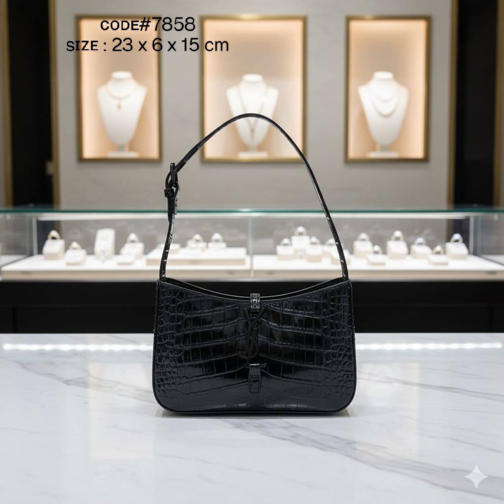 YSL - SAINT LAURENT
5A7 ᴄʀᴏᴄᴏᴅɪʟᴇ ʟᴇᴀᴛʜᴇʀ
sʜᴏᴜʟᴅᴇʀ ʜᴀɴᴅ ʙᴀɢ
sɪᴢᴇ: 23 cm

ᴡɪᴛʜ BOX
🎁🎁🎁

70 dhs🪙💚

Zain31
♥️♥️♥️