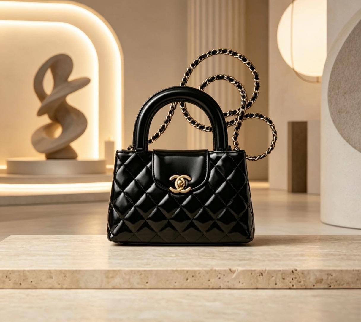 Chanel
100 dhs✅
Chanel Kelly 
size 19 cm

Zain07
♥️♥️♥️