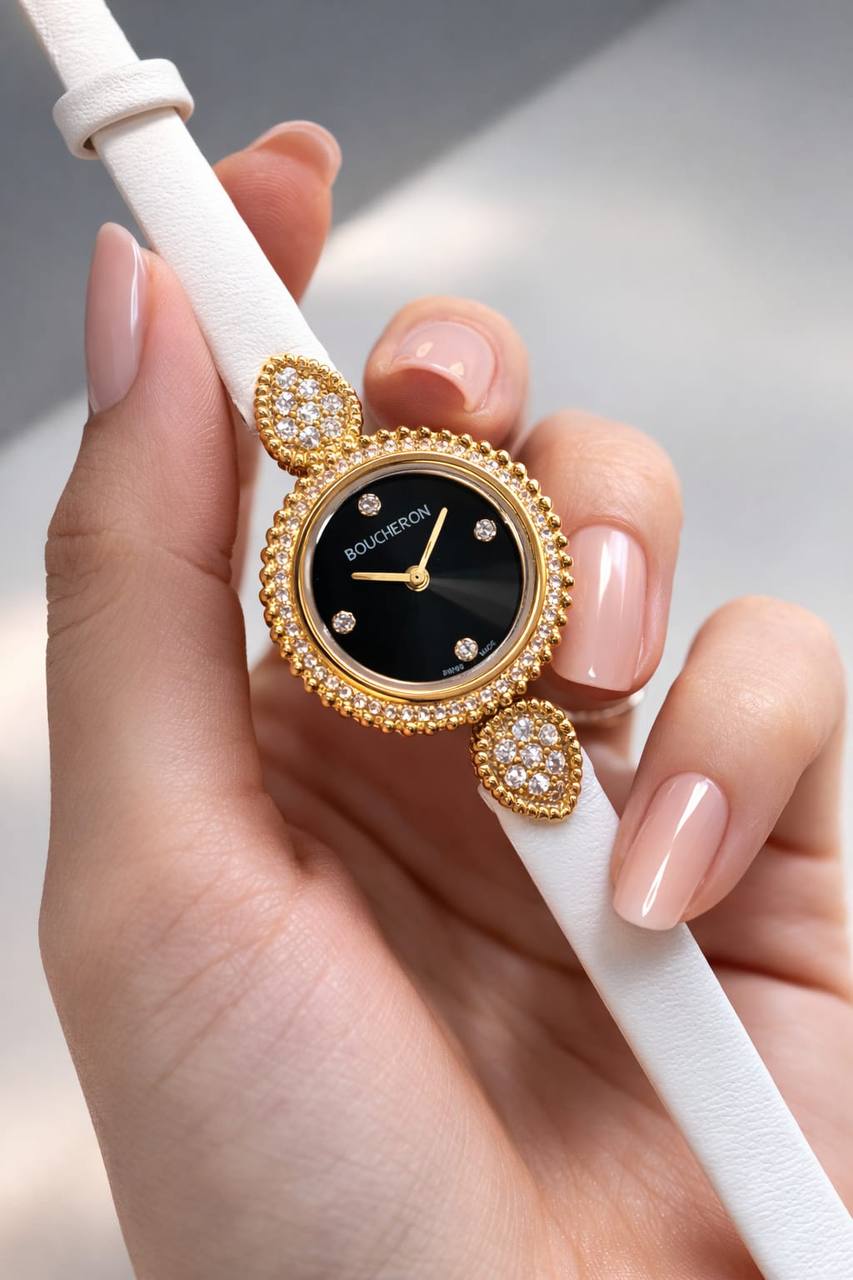 Boucheron watch 
for ladies good quality 
260 dhs👑

Zain59
♥️♥️♥️