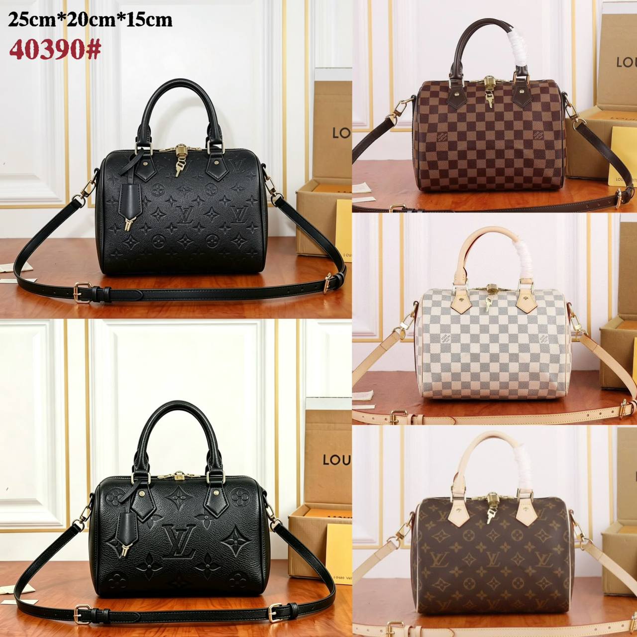 LV SPEEDY 
25CM ,GOOD QUALITY 
WITH BOX 
100 dhs✅

Zain295
♥️♥️♥️