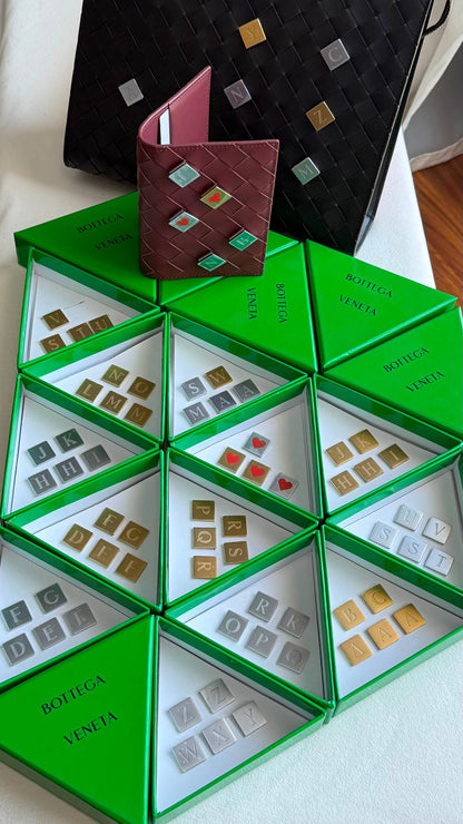 BOTTEGA Alphabet CHARMS
*Super master quality*
*with complete packing*🎁

230 dhs✅

Zain280
♥️♥️♥️