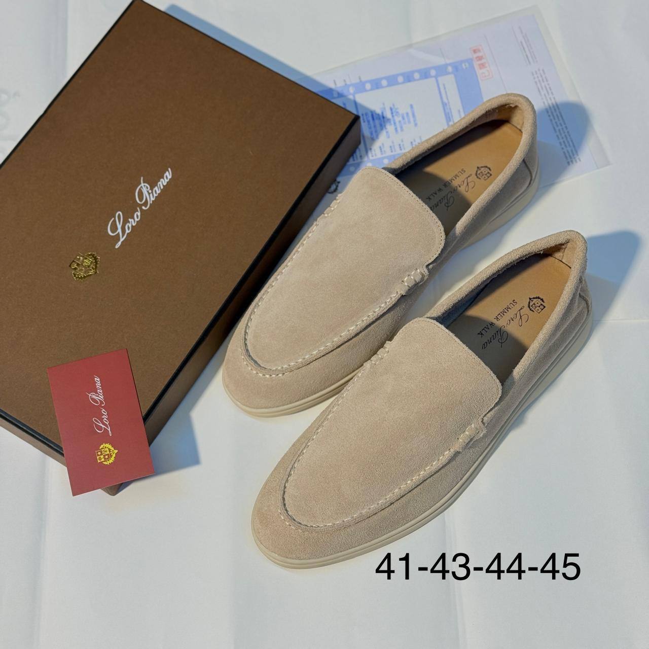 MEN 
LORO PIANA SHOES 
GOOD QUALITY 
130 dhs🪙🖤
Size 40 to 45

Zain40
♥️♥️♥️