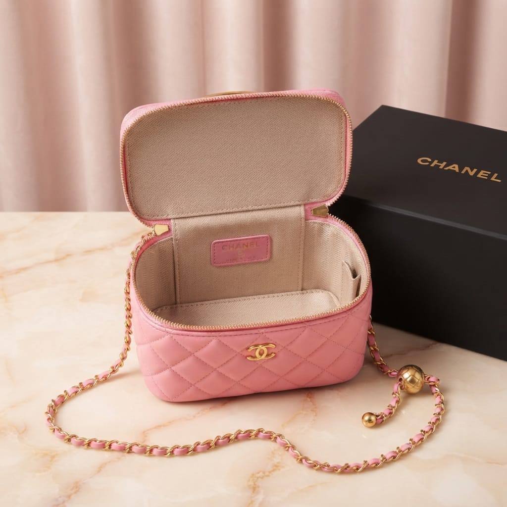 Chanel ᴠᴀɴɪᴛʏ
ᴛᴏᴘ ʜᴀɴᴅʟᴇ ʙᴀɢ
ǫᴜɪʟᴛᴇᴅ ʟᴀᴍʙsᴋɪɴ ᴍᴀᴛᴇʀɪᴀʟ
ɢᴏʟᴅ ʜᴀʀᴅᴡᴀʀᴇ
ᴡɪᴛʜ ʙᴀʟʟ ᴀᴅᴊᴜsᴛᴀʙʟᴇ
ᴄʜᴀɪɴ ʟᴇᴀᴛʜᴇʀ sᴛʀᴀᴘ
sɪᴢᴇ : 18 cm
ᴡɪᴛʜ BOX

80 dhs✅

Zain31
♥️♥️♥️