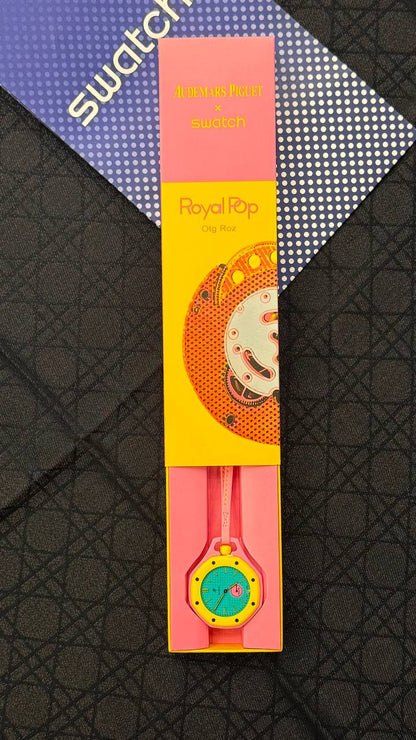 AP x Swatch Royal Pop Collection
*NEW stock* 🚨 
380 dhs✅
With full packing 🎁

Zain280
♥️♥️♥️