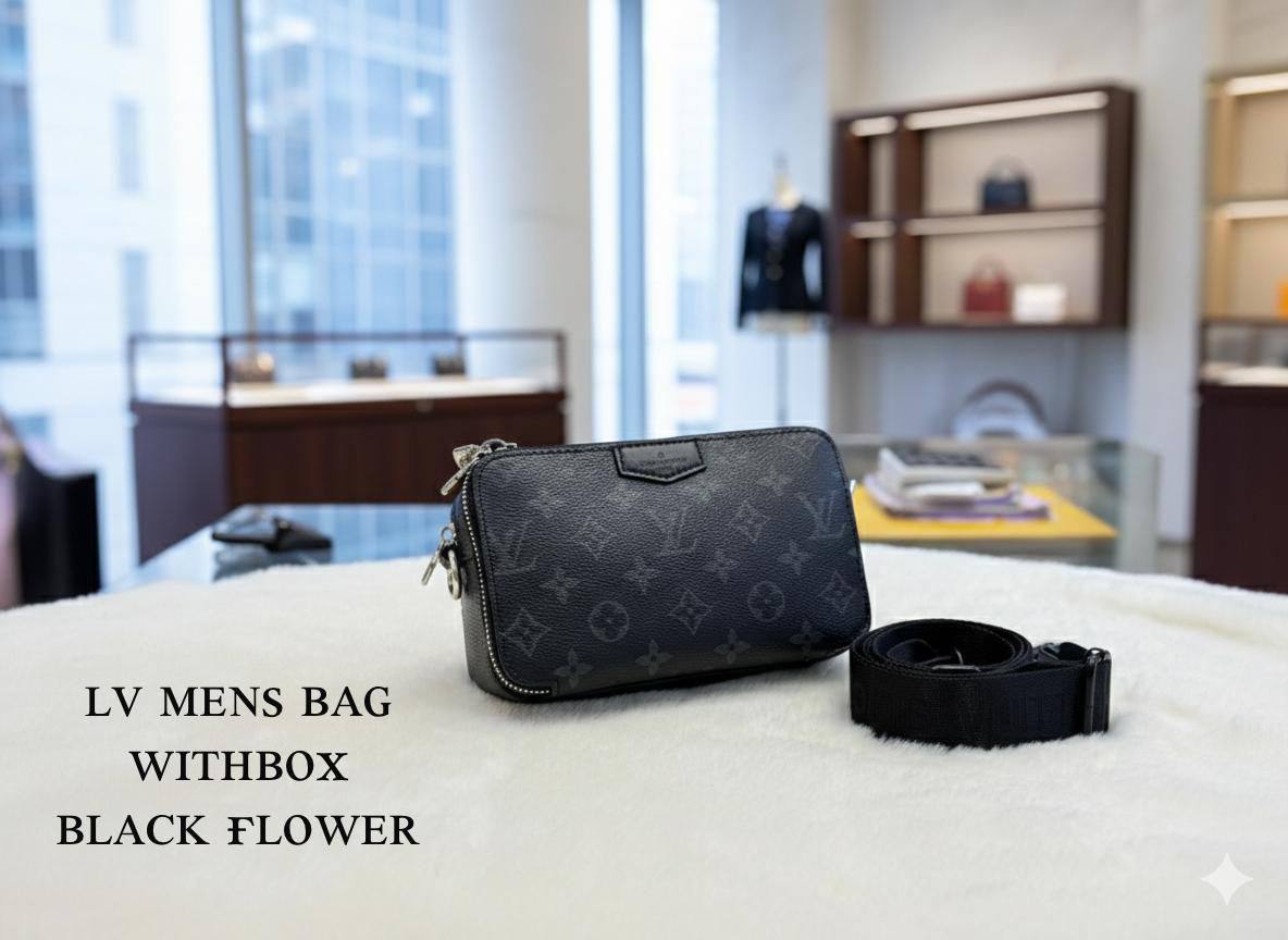 LV ᴍᴇɴs ʙᴀɢs 
ᴄʀᴏssʙᴏᴅʏ ʙᴀɢ
ᴅᴏᴜʙʟᴇ ᴢɪᴘᴘᴇʀ 
ᴡɪᴛʜʙᴏx
🎁🎁🎁

ʟᴇᴀᴛʜᴇʀ 
sɪᴢᴇ:19ᴄᴍ
90 dhs✅

Zain56
♥️♥️♥️