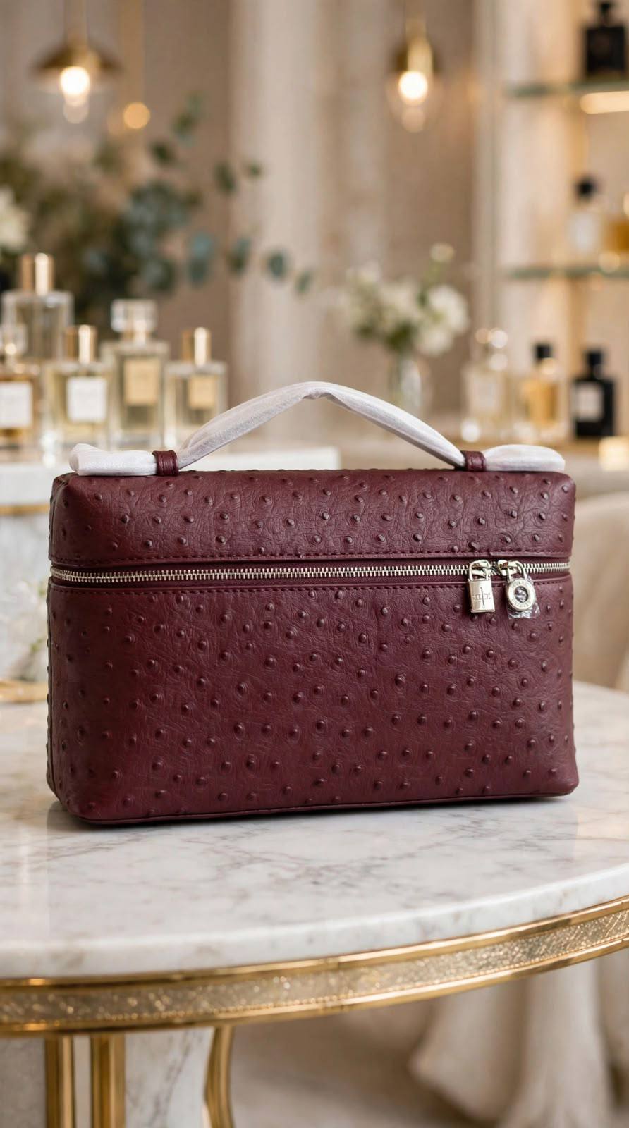 Loro Piana

 Extra pocket Ostrich

Master quality
27cm 
with box
270 dhs🇦🇪🇦🇪

Zain95 
♥️♥️♥️