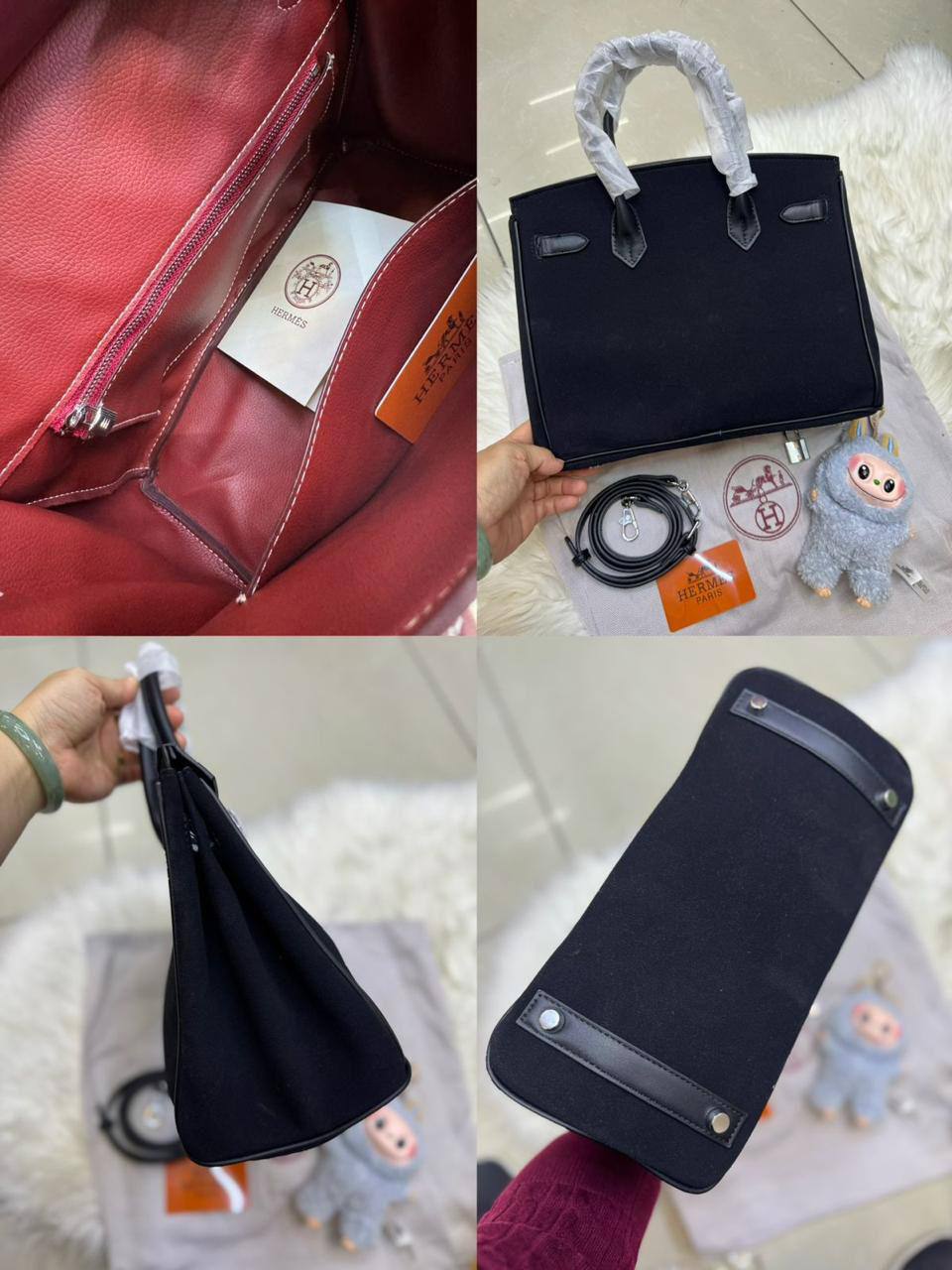 💎Hermes Birkin Suede 

1⃣️ First quality 

Size : 30 * 22  cm
120 dhs✅

Zain115
♥️♥️♥️