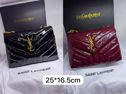 🌟 YSL LouLou
1⃣️ First quality +🎁
Size: 25 * 16.5 * 9 cm
85 dhs❣️
with box🎁

Zain115
♥️♥️♥️