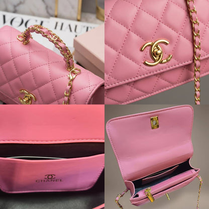 Chanel ᴛᴏᴘ ɢᴏʟᴅ ʜᴀɴᴅʟᴇ
sᴍᴀʟʟ ғʟᴀᴘ ʙᴀɢ
sᴏғᴛ ᴄᴀʟғsᴋɪɴ ʟᴇᴀᴛʜᴇʀ
ɢᴏʟᴅ ʜᴀʀᴅᴡᴀʀᴇ
sɪᴢᴇ: 19.5 cm
ᴡɪᴛʜ BOX

80 dhs💓

Zain31
♥️♥️♥️
