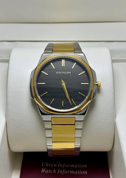 PATEK PHILIPPE SLIM MEN
*GOOD QUALITY*
*WEIGHT LESS CHAIN*
120 dhs🗽
*BATTERY*

Zain29