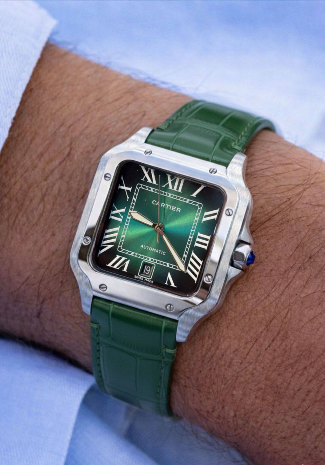 Cartier watch for men 
good quality automatic 

240 dhs❣️

Zain59
♥️♥️♥️