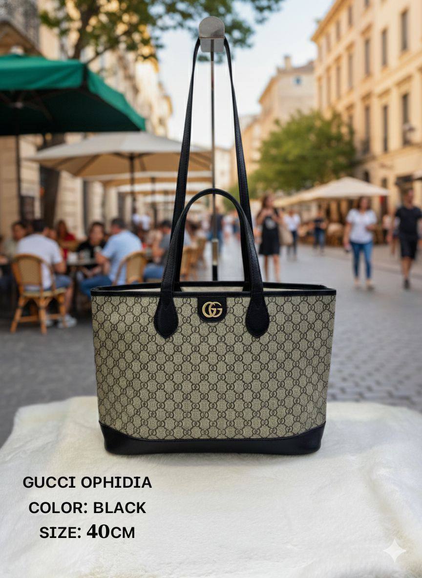 Gucci ᴏᴘʜɪᴅɪᴀ ᴛᴏᴛᴇ ʙᴀɢ
sʜᴏᴜʟᴅᴇʀ/ ʜᴀɴᴅʙᴀɢ
ʟᴇᴀᴛʜᴇʀ
sɪᴢᴇ: 𝟒𝟎ᴄᴍ
100 dhs✅

Zain56
♥️♥️♥️