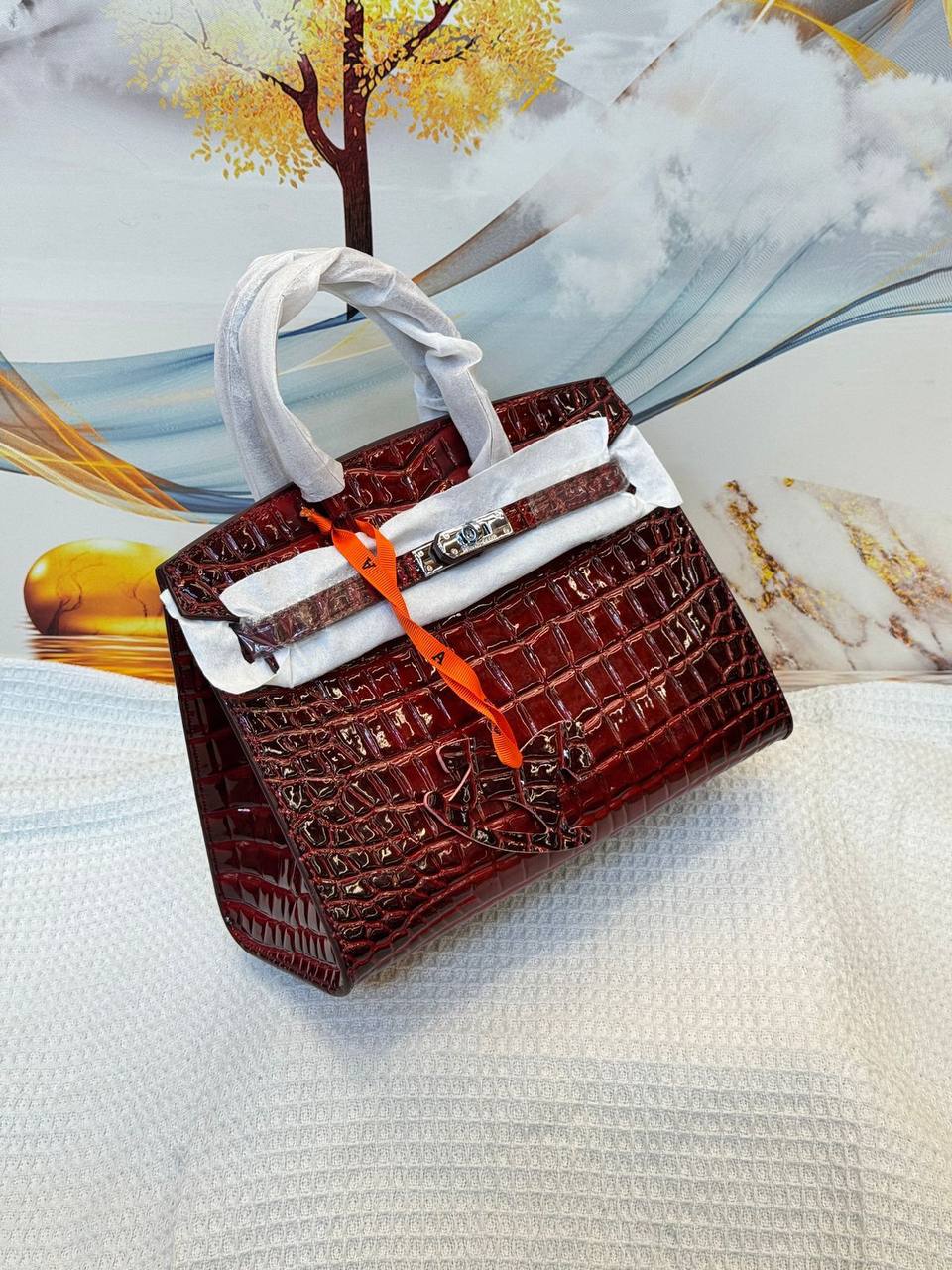Hermes 
Best quality 

with box’s 
🎁🎁🎁

130 dhs✅

size 25CM

Zain290
♥️♥️♥️