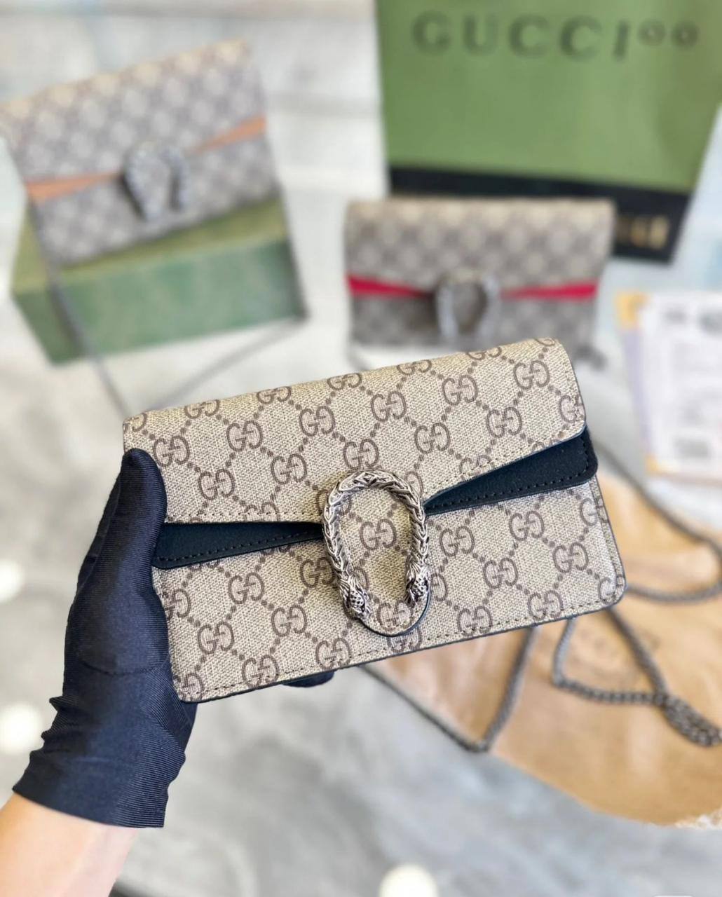 💖  Gucci Dionysus small
1️⃣ First quality +🎁

Size : 19 * 14.5 cm
80 dhs🪙🌨️

with box🎁

Zain115
♥️♥️♥️