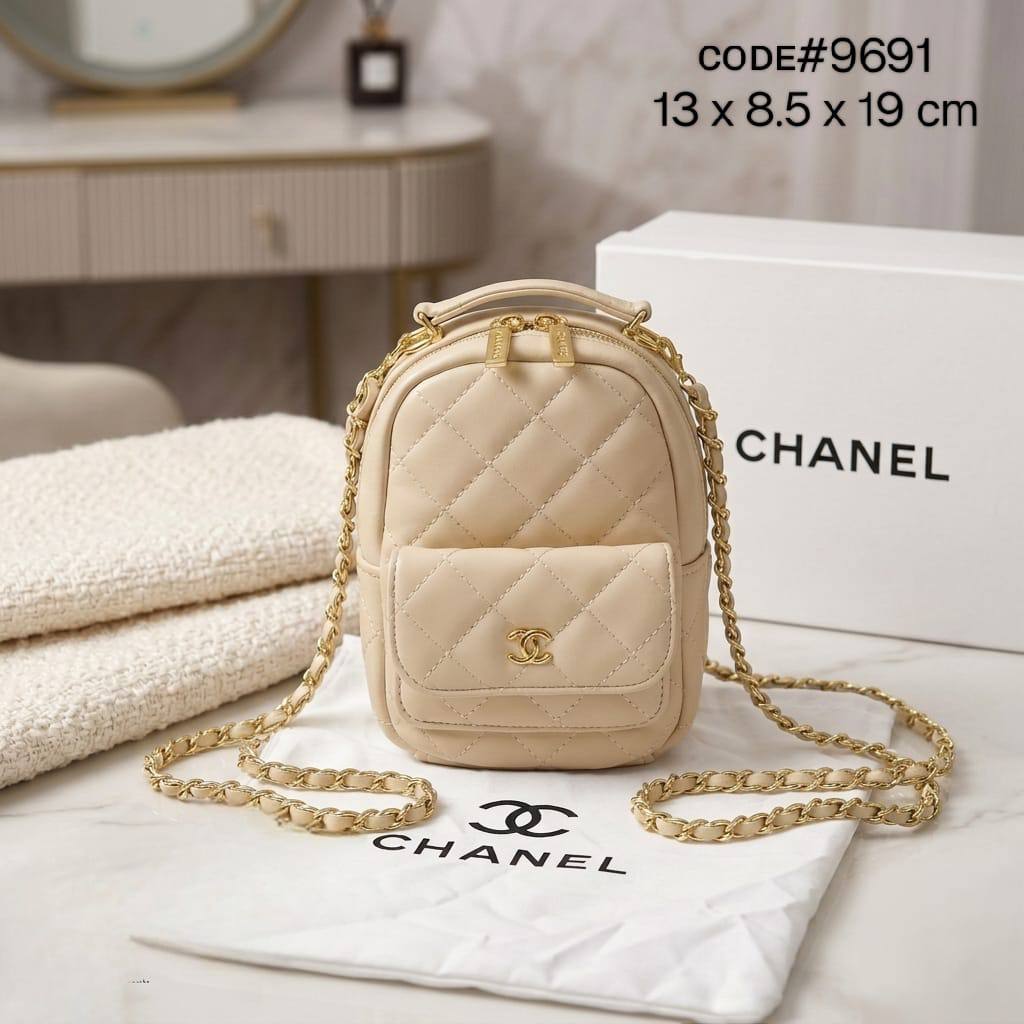 Chanel ᴍɪɴɪ ʙᴀɢᴘᴀᴄᴋ
ᴍɪɴɪ CC ᴄʟᴀsᴅɪᴄ ʟᴏɢᴏ
ǫᴜɪʟᴛᴇᴅ ᴄᴀʟғsᴋɪɴ ʟᴇᴀᴛʜᴇʀ
ʟɪɢʜᴛ ɢᴏʟᴅ ʜᴀʀᴅᴡᴀʀᴇ
sɪᴢᴇ : 13 cm
ᴡɪᴛʜ BOX
🎁🎁🎁

80 dhs✅

Zain31
♥️♥️♥️