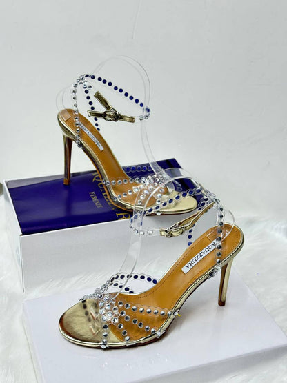 Aquazzura 
𝟗𝗖𝗠

💯high quality
Size=𝟯𝟲-𝟯𝟳-𝟯𝟴-𝟯𝟵-𝟰𝟬-𝟰𝟭
125 dhs💓

Zain86
♥️♥️♥️
