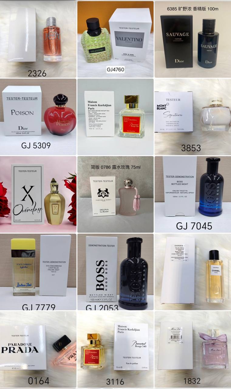 Tester Perfumes
Nice Quality 👌
40 dhs💚

Zain211
❤️❤️❤️