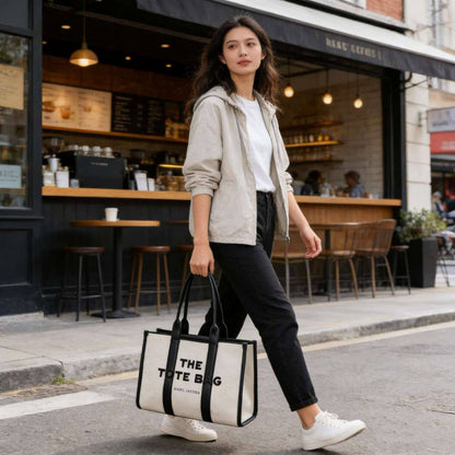 MARC JACOBS 
THE TOTE BAG BIG SIZE NEW CAME HIGH QUALITY 
125 dhs🪙🌨️

Zain39
♥️♥️♥️