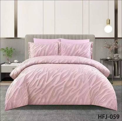 New collection 💥💥💥
Normal 
Embroidered 
Comfort set 
King size comfort 6pcs set 
140 dhs❣️

Zain99
♥️♥️♥️